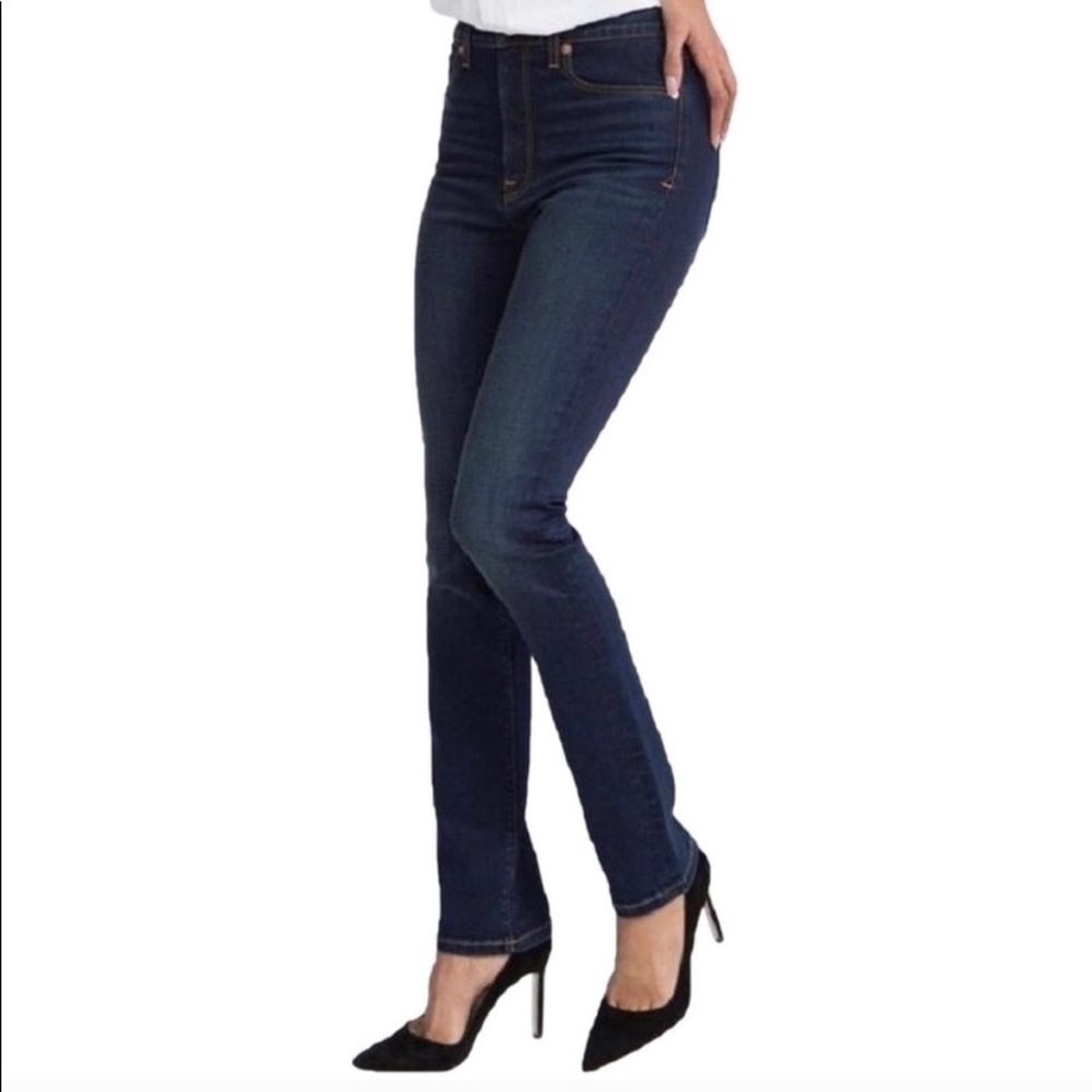 Spanx Dark Wash 5 Pocket Skinny Jeans